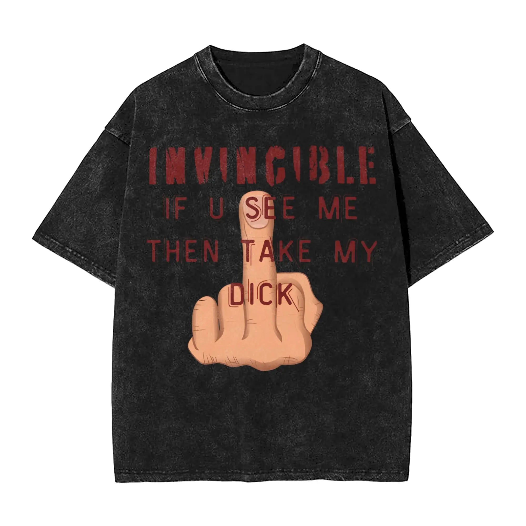 Battle Beast Invincible Comic T Shirt Hip Hop Washed Cotton Oversize T-Shirts Vintage Men Women Streetwear Printed Tee Shirt