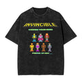 Battle Beast Invincible Comic T Shirt Hip Hop Washed Cotton Oversize T-Shirts Vintage Men Women Streetwear Printed Tee Shirt