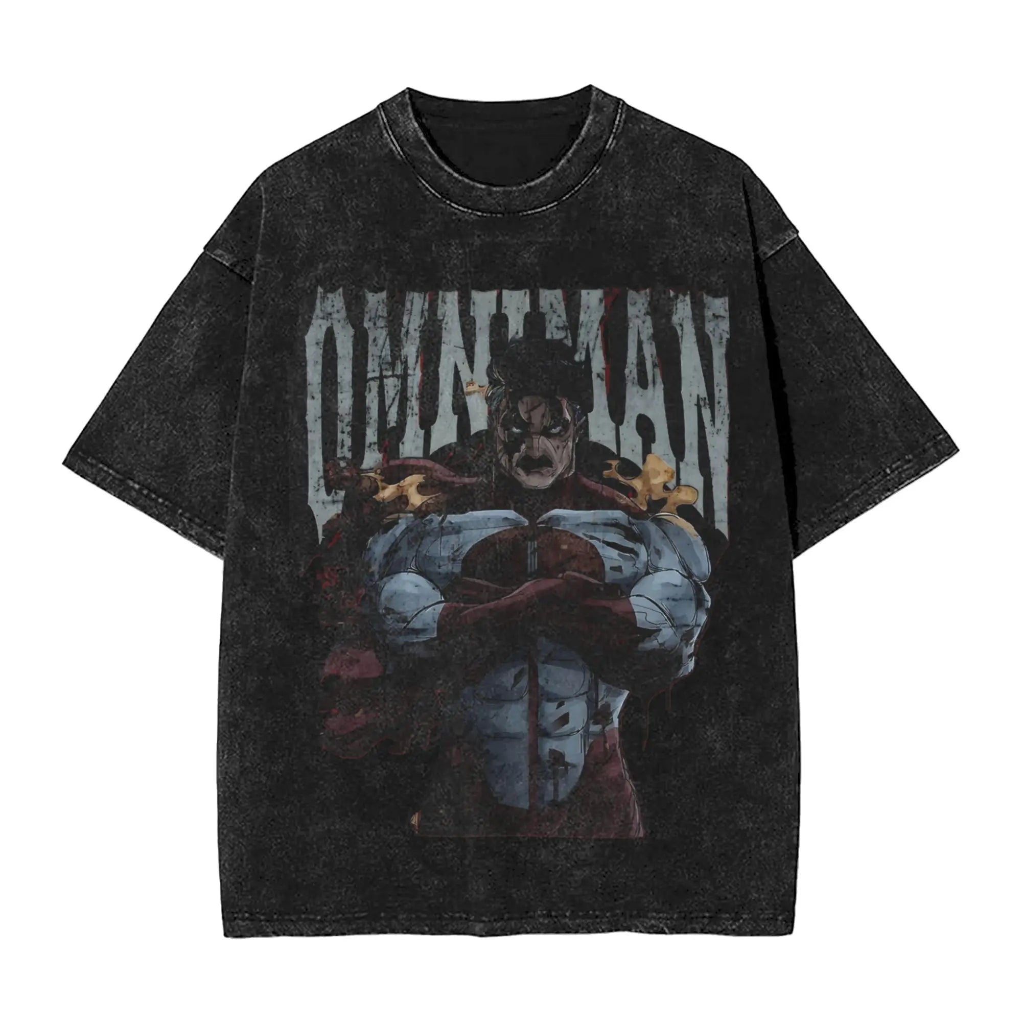 Battle Beast Invincible Comic T Shirt Hip Hop Washed Cotton Oversize T-Shirts Vintage Men Women Streetwear Printed Tee Shirt